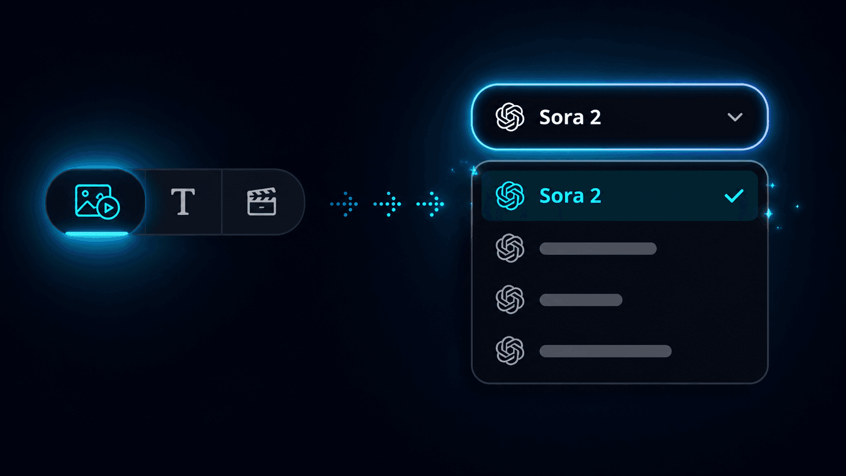 步驟 1. 在 VidOne 生成器中選擇 Sora 2