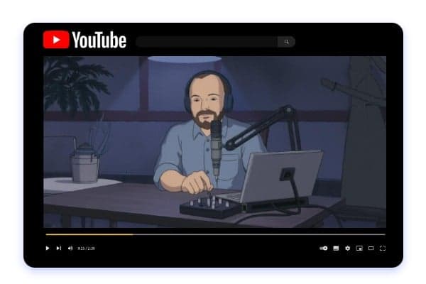 Photo animated into a Studio Ghibli style video with VidOne
