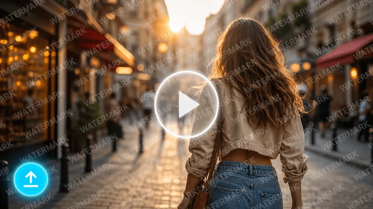 Video mit Wasserzeichen hochladen
